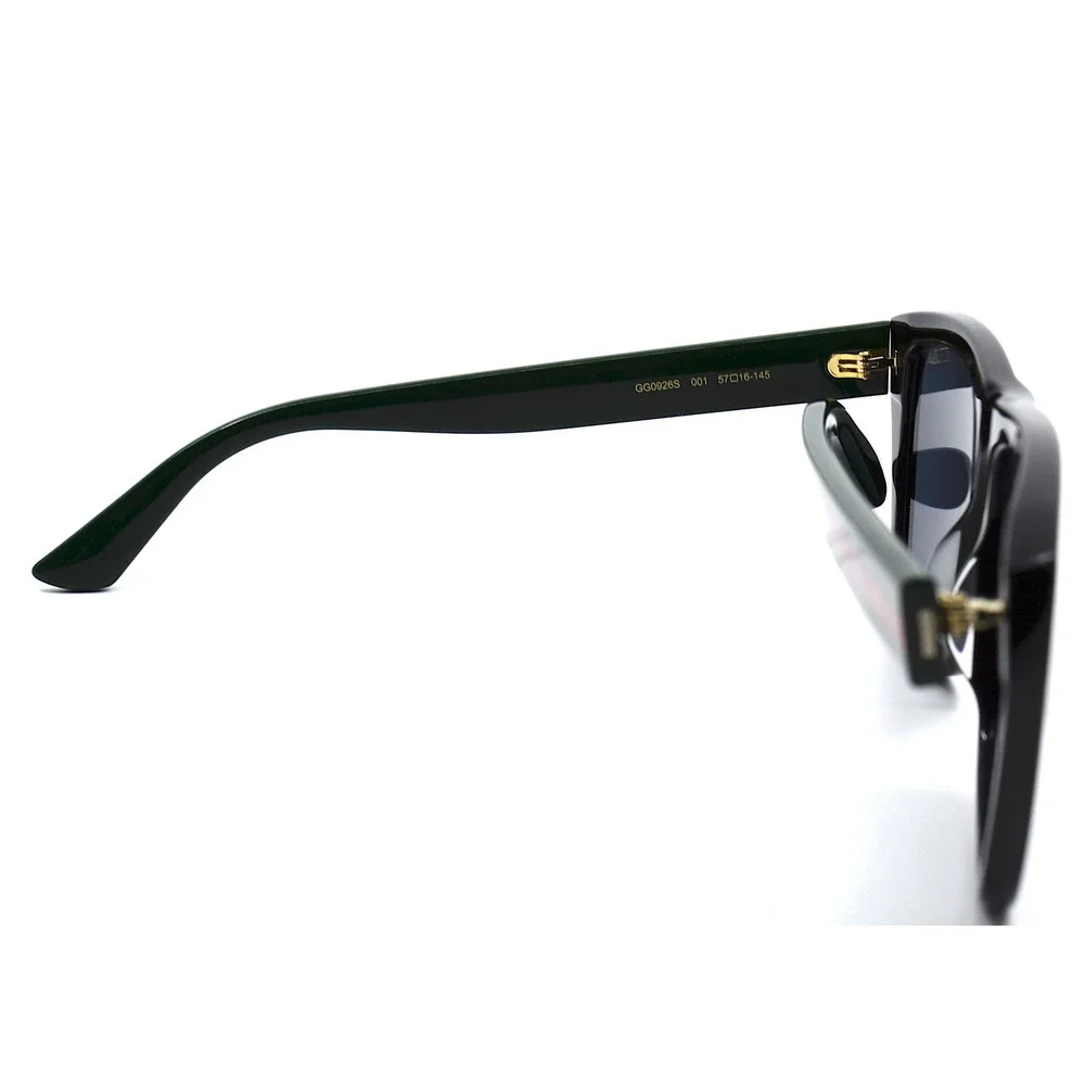 GUCCI GG0926S 001 BLACK/GREEN GREY AUTHENTIC SUNGLASSES